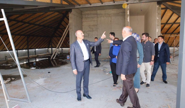 Nurettin Uzun Hizmet Tesisleri inceledi