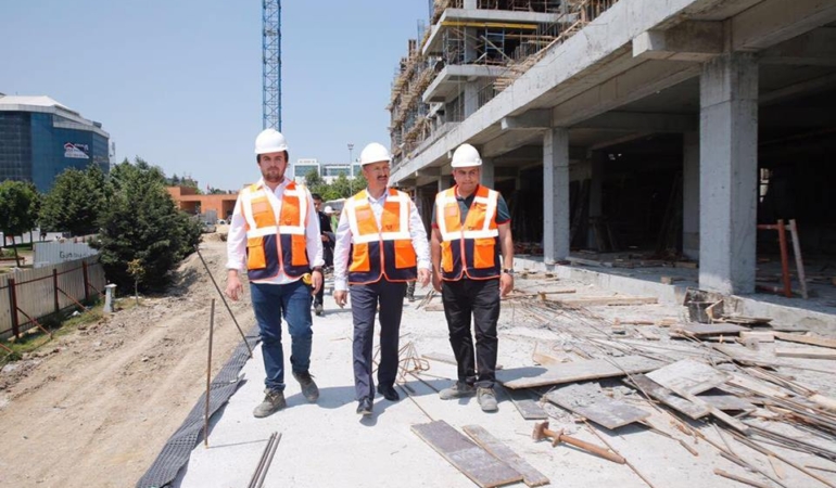 Sosyal Bilimler Meslek Yüksek Okulu inşaatı hızla devam ediyor