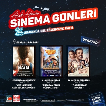 Çekmeköy’De Arabalı Sinemalı Günler Başlıyor