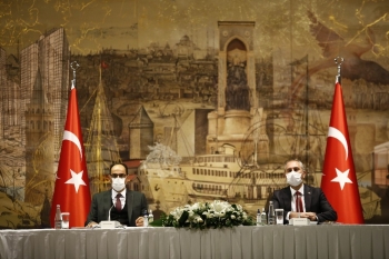 Cumhurbaşkanlığı Sözcüsü Kalın Ve Bakan Gül Dini Azınlık Temsilcileriyle Bir Araya Geldi