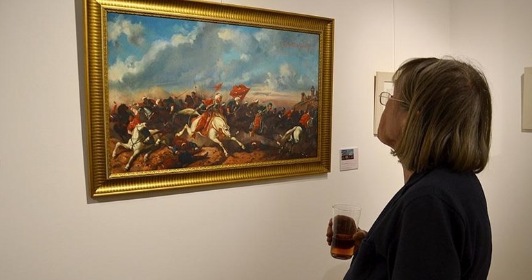 ‘Eskizlerden Tablolara Sultan Abdülaziz Resim Sergisi’ Viyana’da açıldı