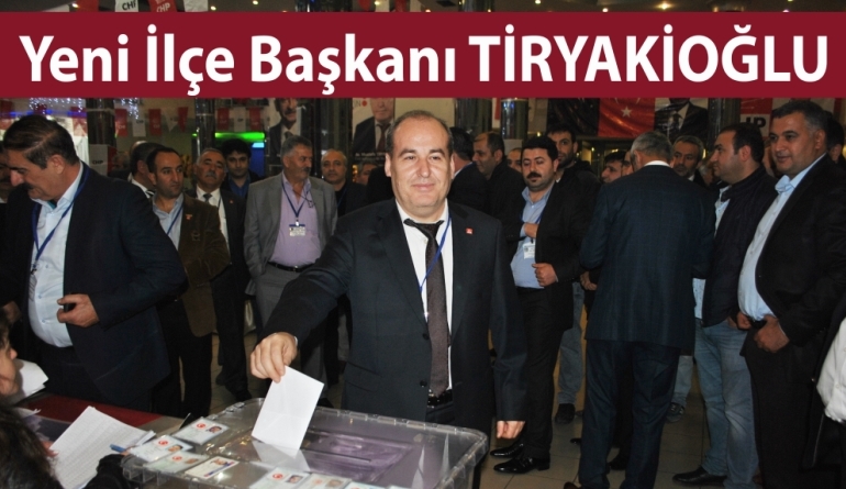 İlçe Başkanı Mustafa Tiryakioğlu Oldu