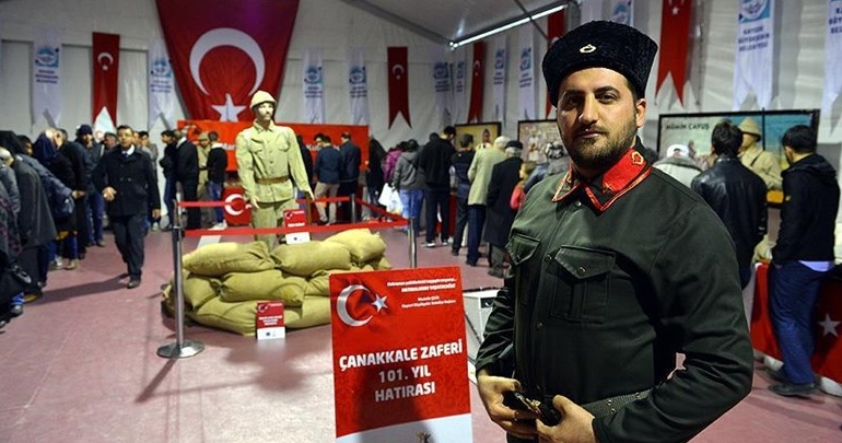 Kayseri’deki ‘Çanakkale çadırını 6 bin kişi ziyaret ediyor