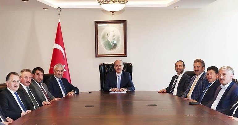 Kurtulmuş, Ordu’nun belediye başkanlarını kabul etti