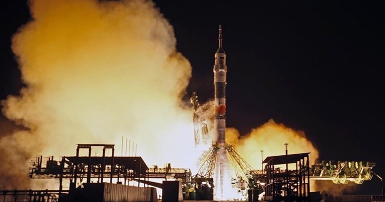 Rus Uzay Aracı Soyuz Baykonur’dan fırlatıldı