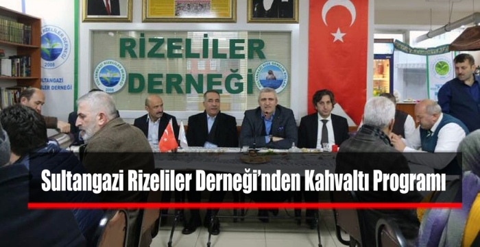Sultangazi Rizeliler Derneği’nden kahvaltı programı
