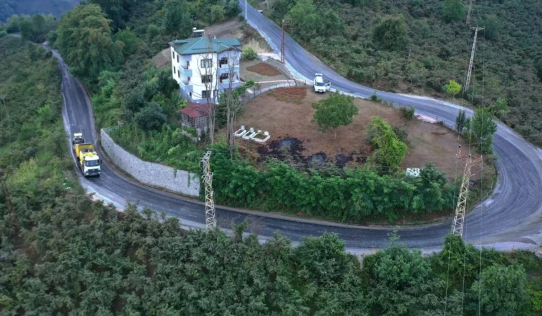 Ordu’da Mahalle Yoluna Konforlu Ulaşım
