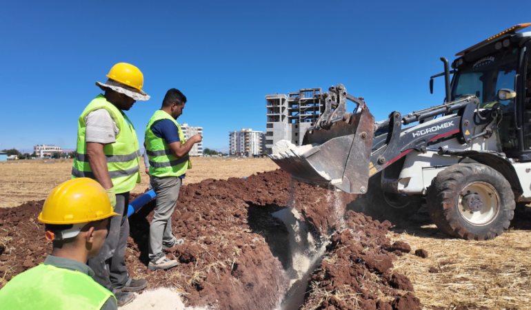 Hilvan Bağlar Mahallesi’ne 800 Metrelik Yeni Altyapı Hattı